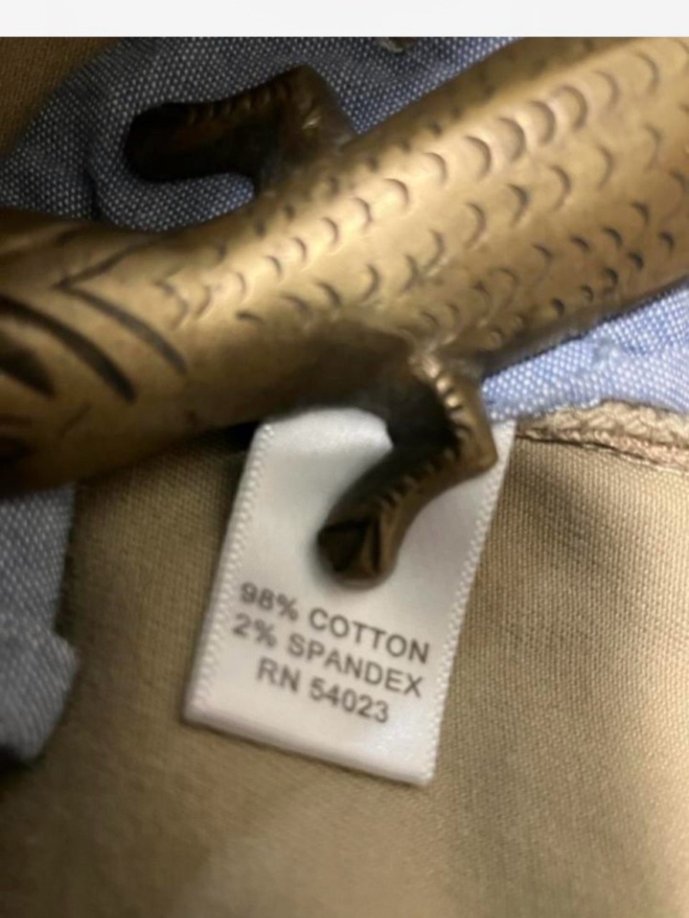 Banana Republic Beige Roll-Cuff Chino Shorts Women’s Size 4 - Picture 7 of 7